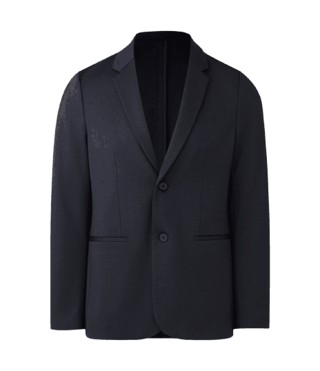 Blazer Super Slim de Malha sem Forro Preto