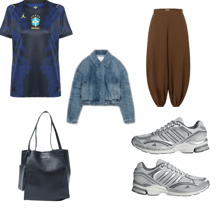 Look Esportivo para Trabalho em casa