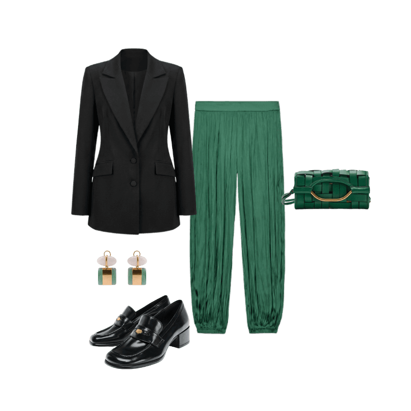 Look Dramático para Trabalho em casa