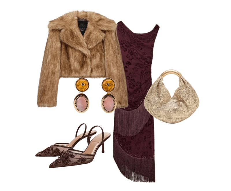 Look Dramático para Festa com amigos