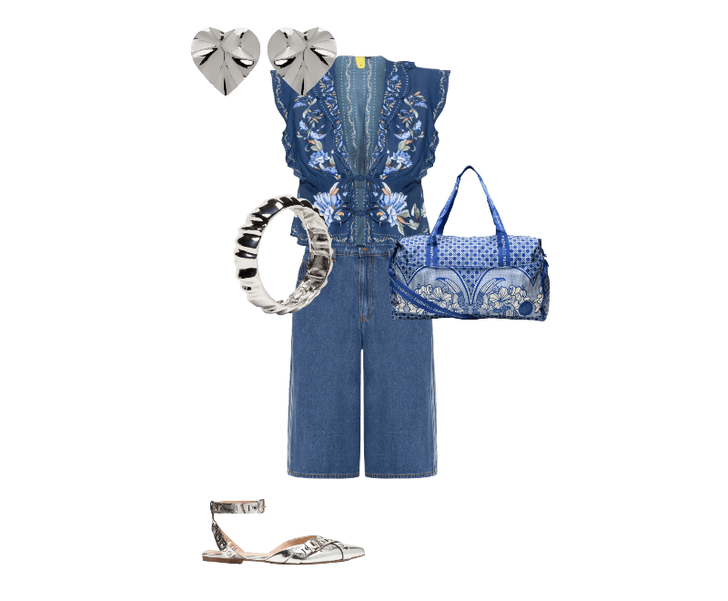 Look Magnético para Almoço com familia