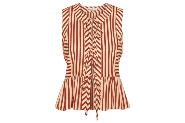 Blusa Feminina Estampa Listra – Vermelho