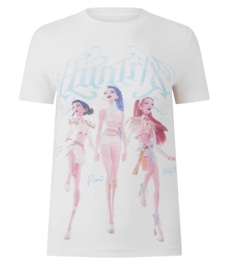 Camiseta em Algodão com Estampa Huntrix