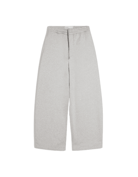 Calça balão de algodão napped