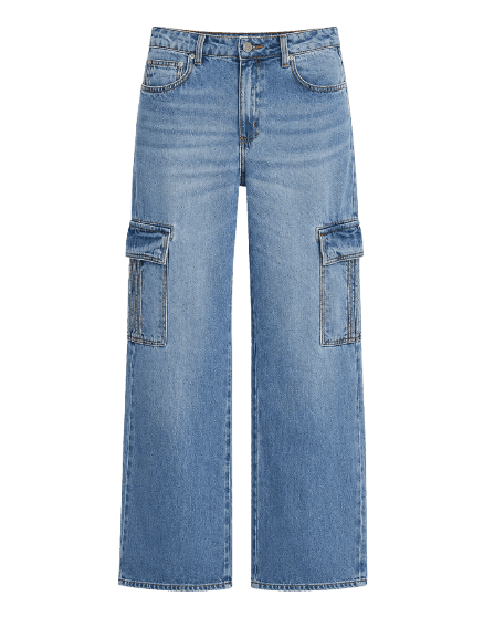 Calça Jeans Feminina Raquel Wide Leg