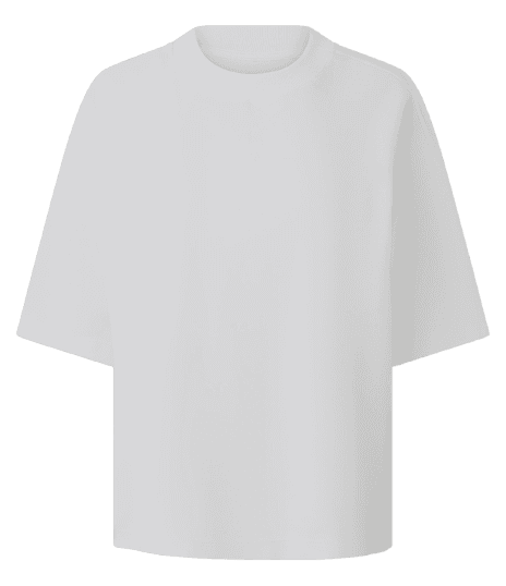Camiseta Over Malhão com Manga Curta Branco