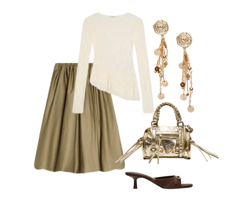 Look Dramático para Festa com amigos