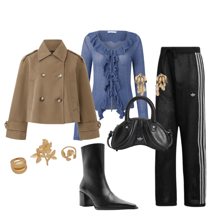 Look Dramático para Festa com amigos