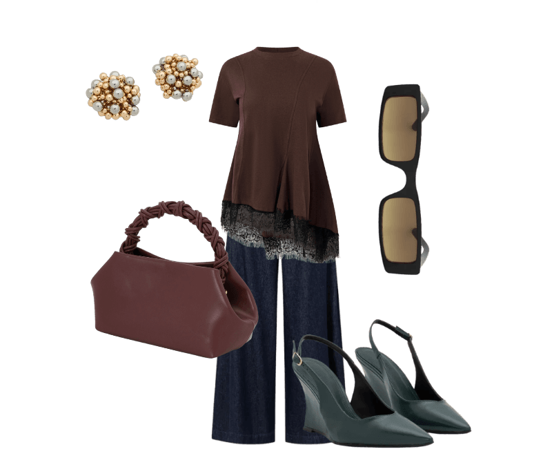 Look Dramático para Faculdade