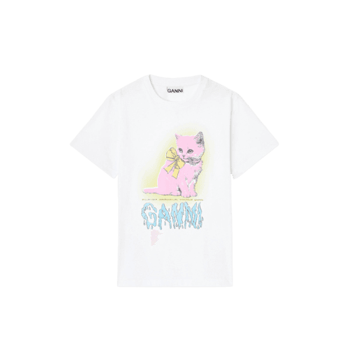 T-Shirt Estampa Kitty Ganni