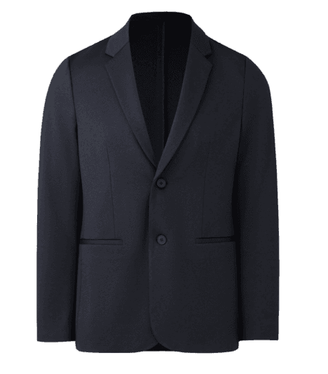 Blazer Super Slim de Malha sem Forro Preto