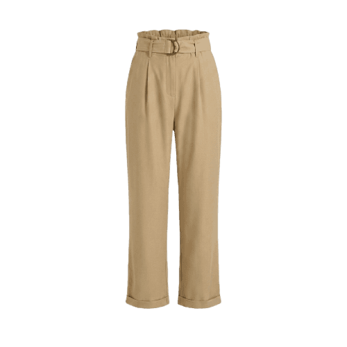 Calça jogger com elástico feminina - Bege | Bia Parente - Special Edition