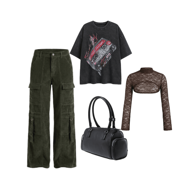 Look Dramático para Faculdade