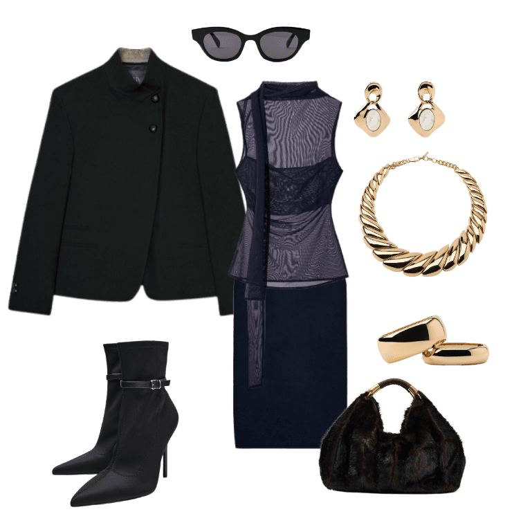 Look Magnético para Trabalho no escritório