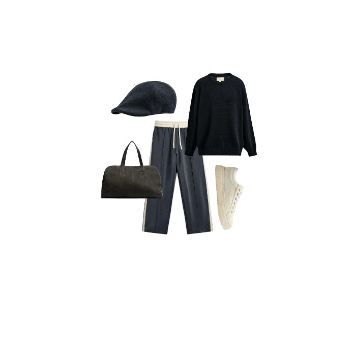 Conforto e estilo urbano: look casual com suéter e calça jogger