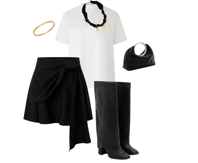 Look Magnético para Festa com amigos