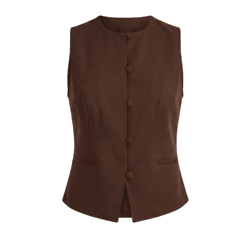 Colete Amber Dark Brown