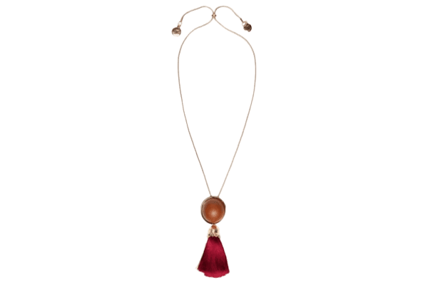 Colar Feminino Alongado Com Tassel Dourado '2Essential