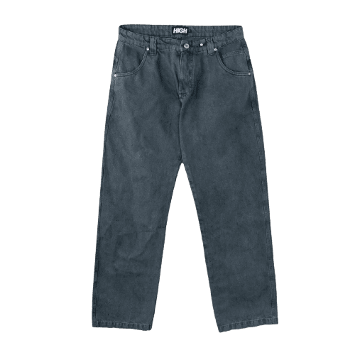 Denim Pants Minimal Patch Grey