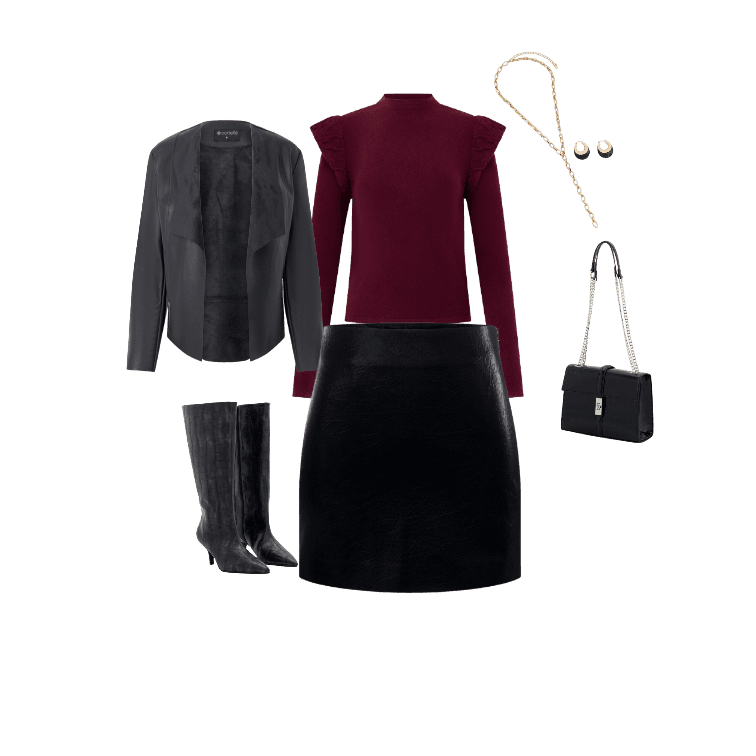 Look Dramático para Festa com amigos