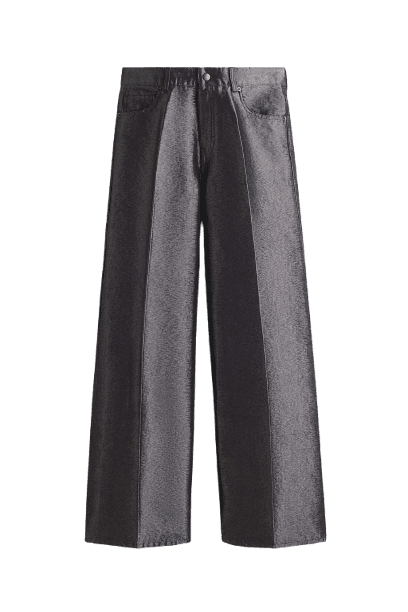 Calça jeans brilhante