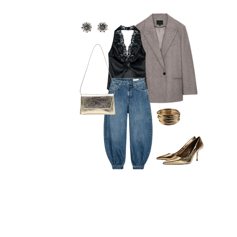Look Magnético para Festa com amigos