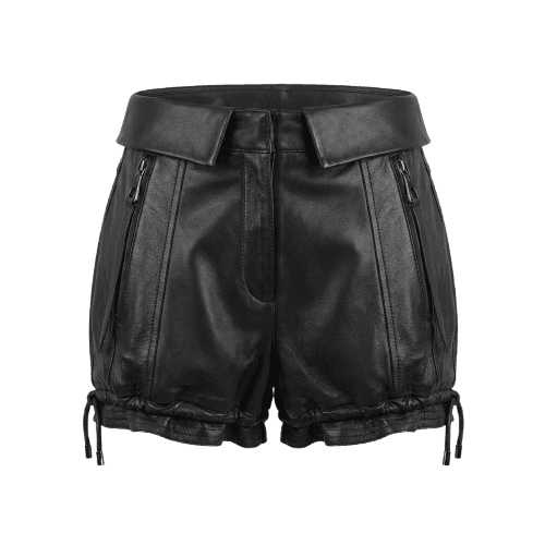 Short De Couro Cos Virado