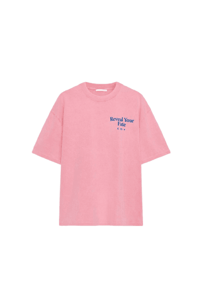 Camiseta Oversize Efeito Lavado com Mensagem