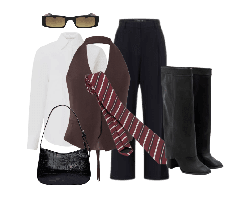 Look Dramático para Trabalho no escritório