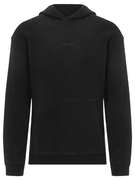 Blusa Masculina De Moletom Hooded Dafflono Preto Hugo