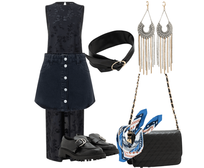 Look Dramático para Festa com amigos