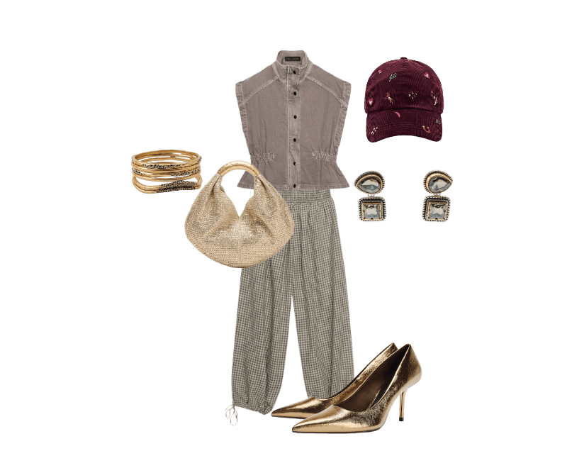 Look Dramático para Festa com amigos