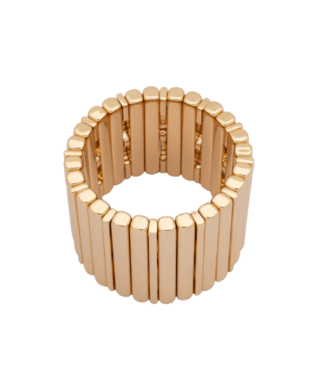 Bracelete Elástico com Elementos Retangulares