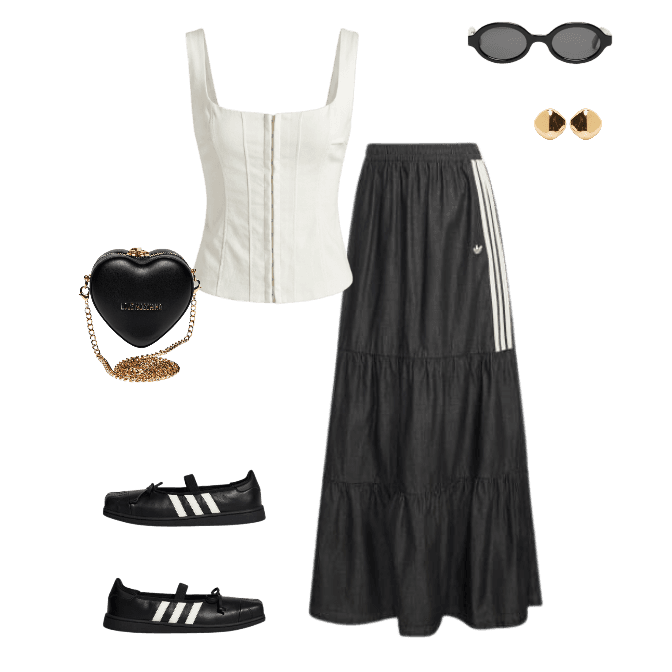 Look Dramático para Festa com amigos