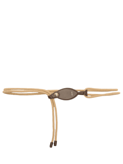 Cinto Feminino Couro Cordão Bege Arezzo + Lenny Niemeyer