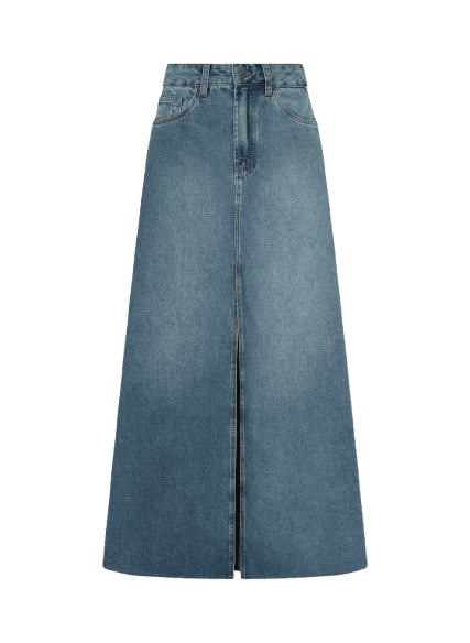 Saia Jeans Evasê Cordoba John John Feminina