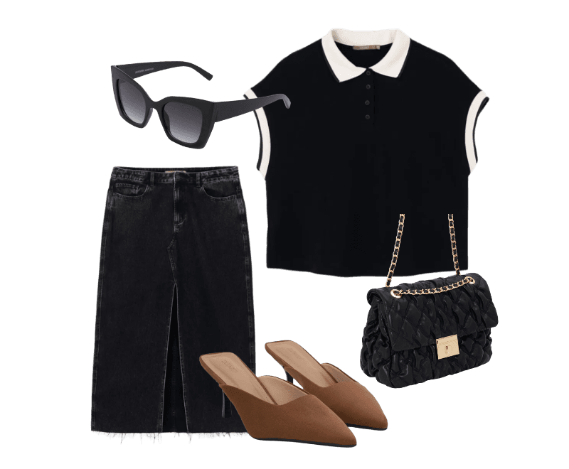 Look Dramático para Trabalho em casa