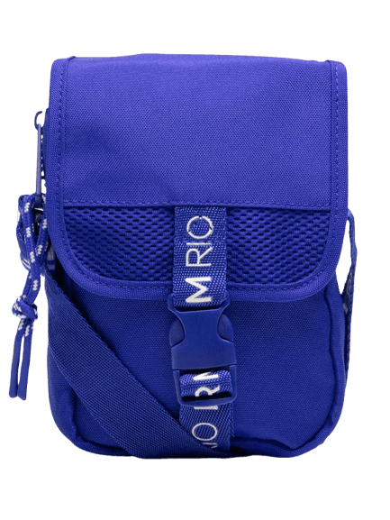 Bolsa Feminina Fervo Arco-Íris Tropical Azul Farm Etc