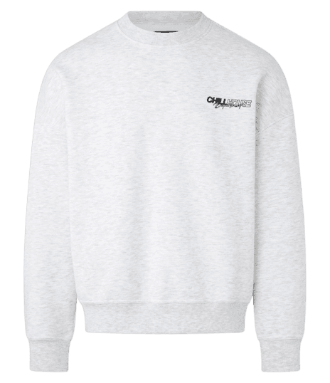 Casaco Boxy Em Moletom Com Felpa Estampa Lettering Cinza