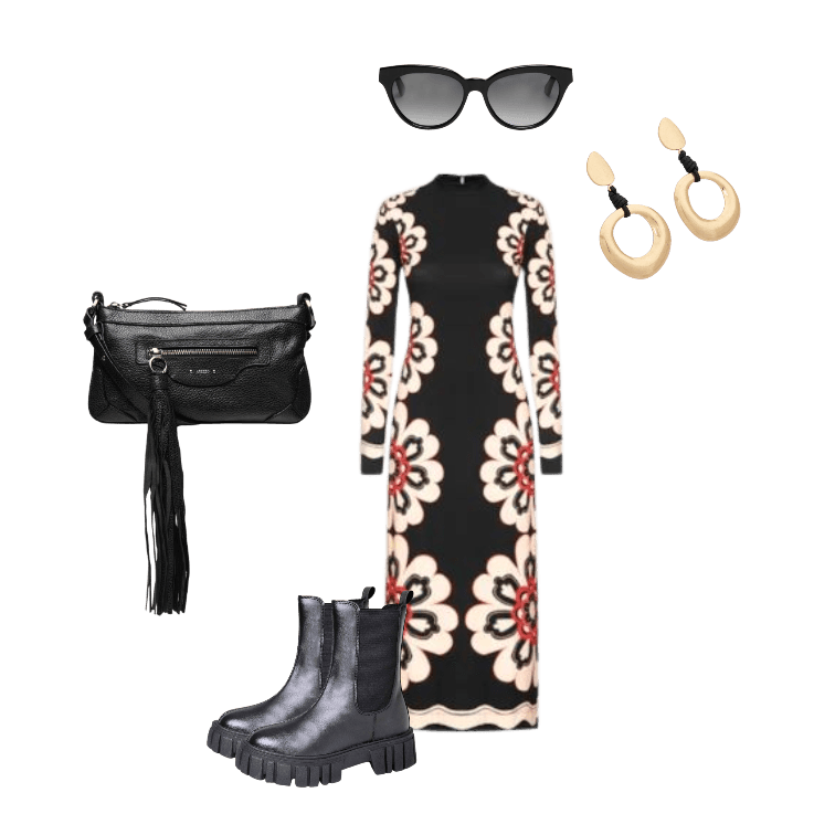 Look Dramático para Festa com amigos