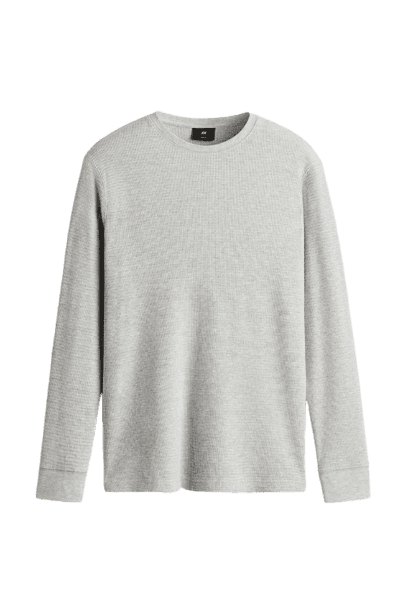 Camiseta em malha casinha de abelha slim fit