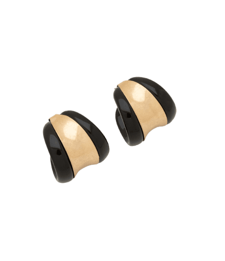 Brinco Argola em Metal com Acabamento Brilhante