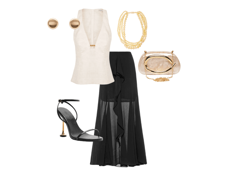 Look Elegante para Festa com amigos