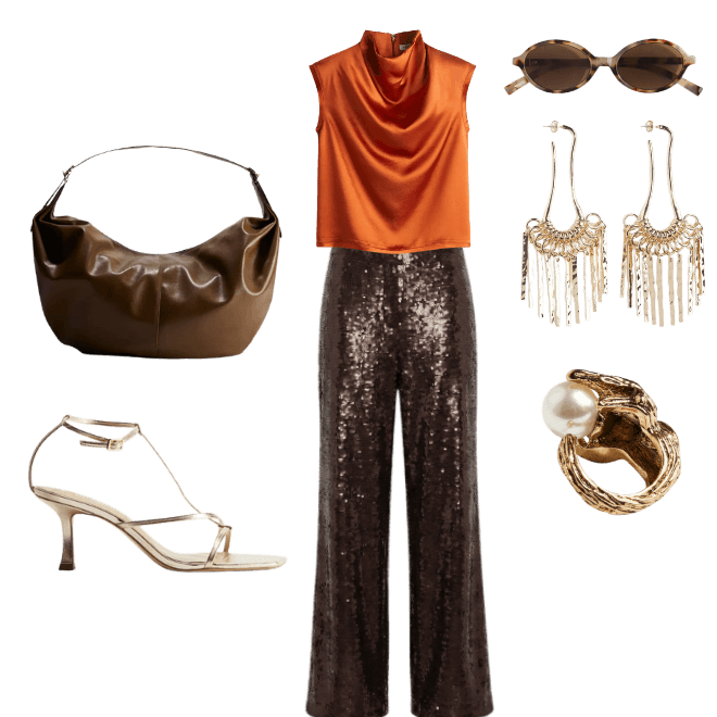 Look Dramático para Festa com amigos