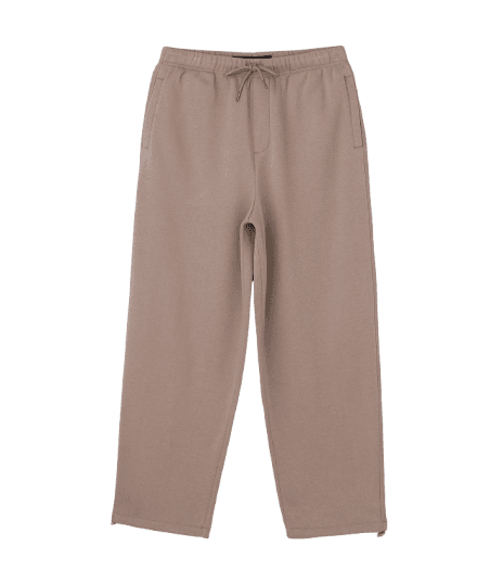 Calça Baggy em Moletom com Felpa com Barra Regulável