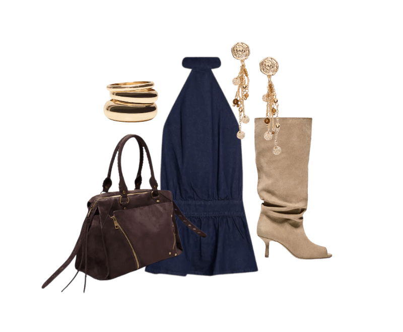 Look Dramático para Festa com amigos