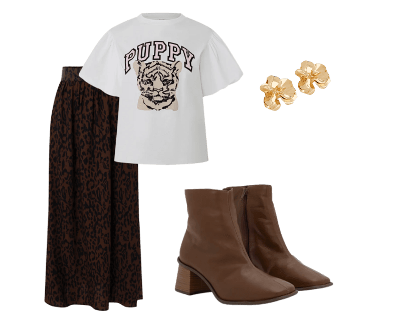 Look Dramático para Almoço com familia