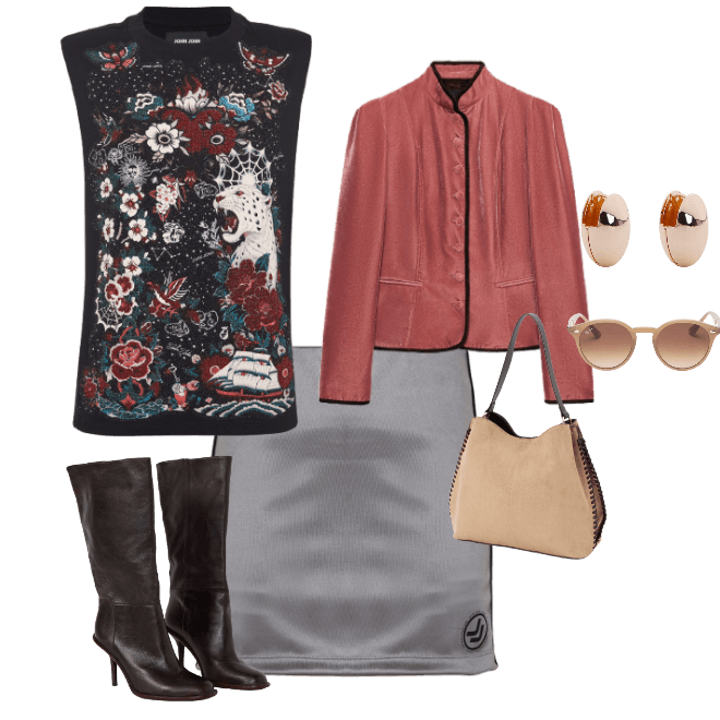 Look Dramático para Festa com amigos