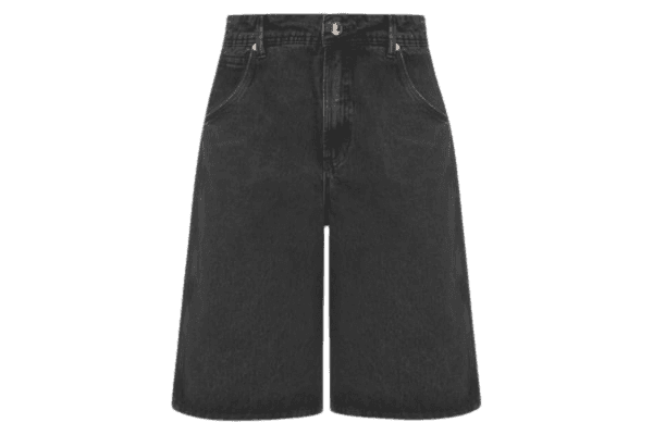 Bermuda Feminina Jeans Preto Farm