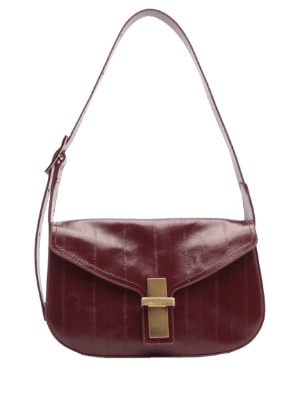 Bolsa Feminina Pequena Leather Enguia Vermelho Arezzo